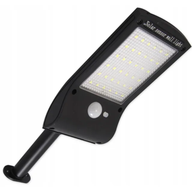 ABC-Led Solar LED lamp - Beweging + schemersensor - Koud wit