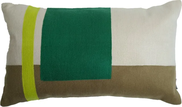 Mars & More Milana Block kussen taupe 30x50cm