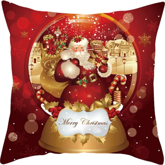 Hiden Kerst Kussenhoes - Kerstboom - Kerstversiering - Kerstcadeau - Kussenhoes 45 x 45 - Interieur decoraties - Rood