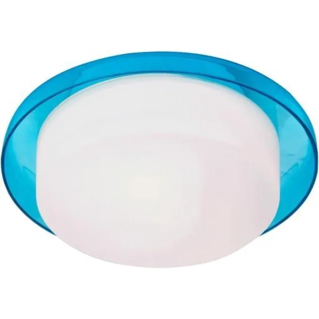 Linea Verdace Plafondlamp Tray D210 1XG90 - 40W - BlauW - + Opaal