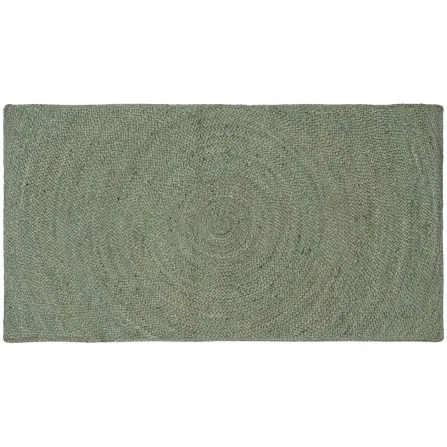 vidaXL Vloerkleden - Olijfgroen - 100 - x - 200 - cm - Jute