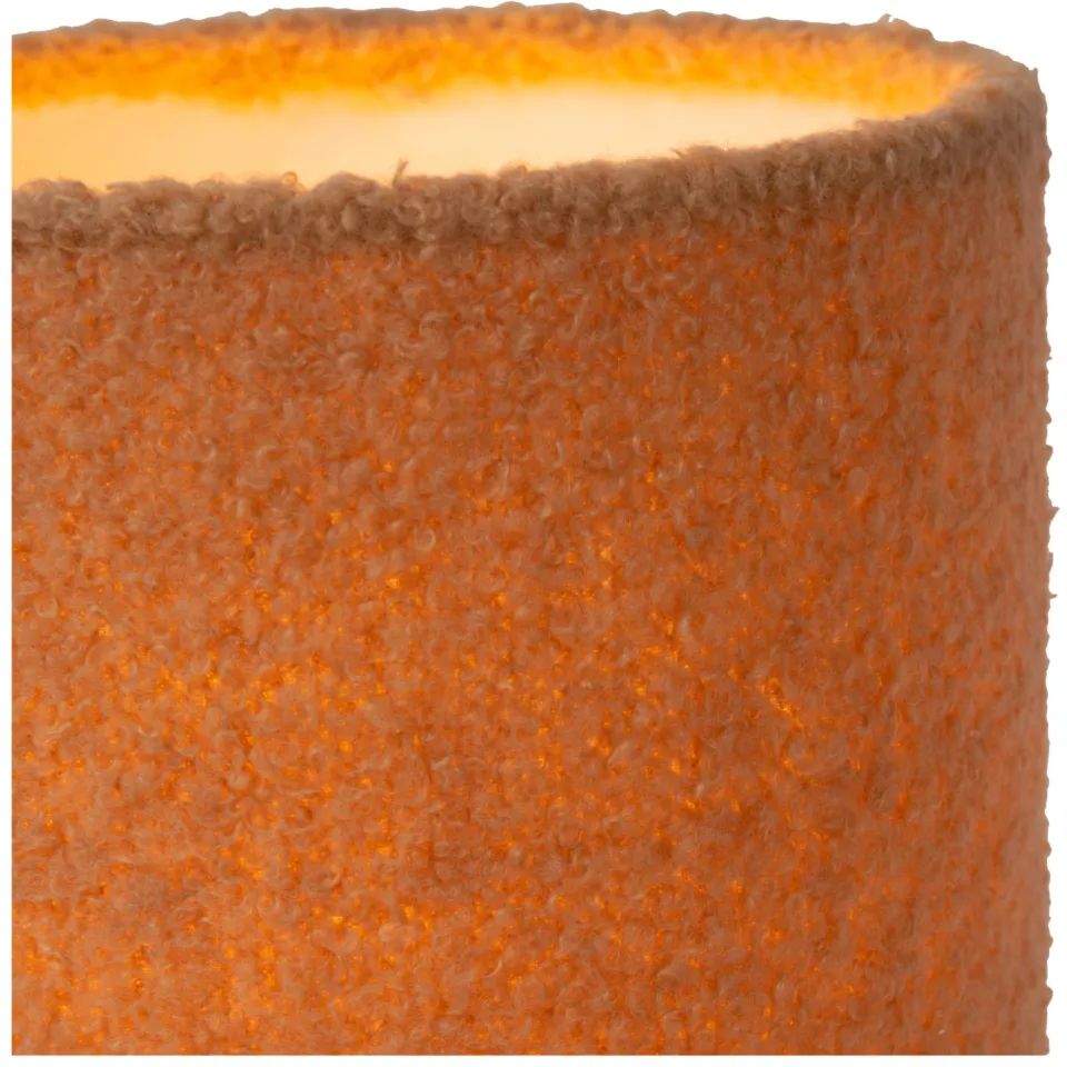 Lucide Woolly tafellamp okergeel, foto 6