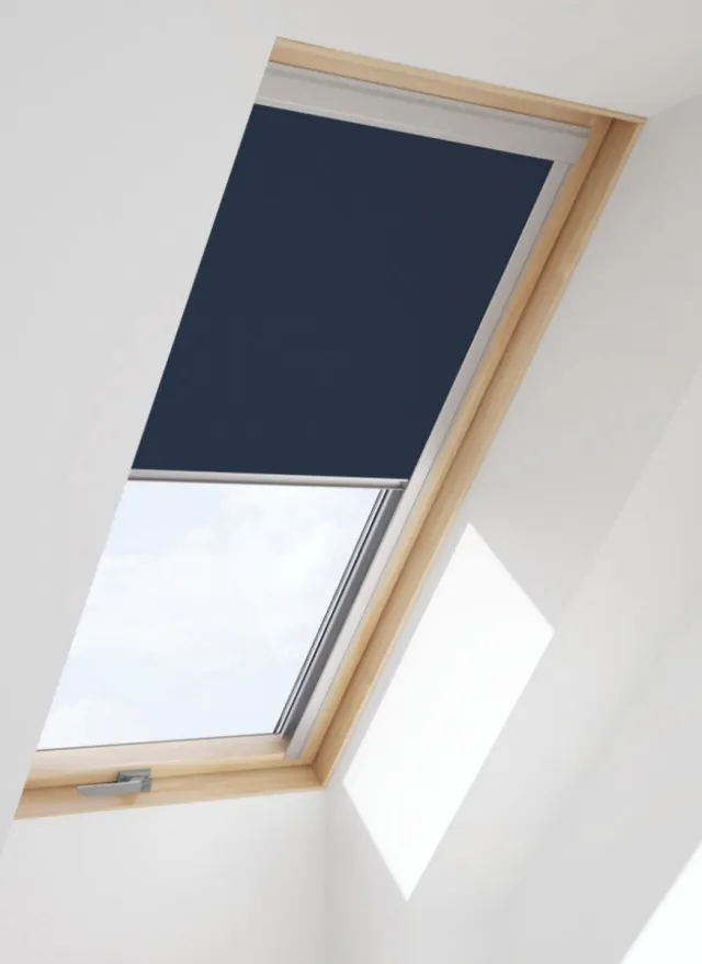 Contrio Verduisterend Rolgordijn voor VELUX Dakramen, P06 406, *Donkerblauw*