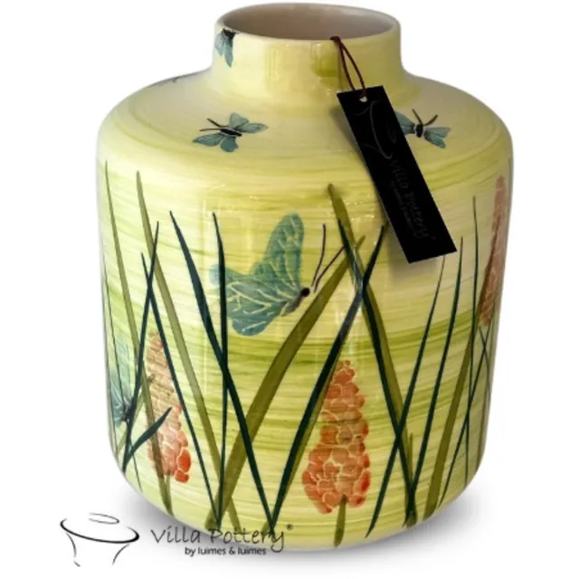 Villa Pottery Vaas - Villa Pottery - Woondecoratie - Keramiek - Decoratie - Quinn 5 Vaas Geel