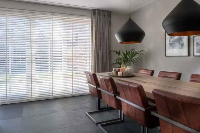 Dutchblinds Houten Jaloezieën - 50mm - Wit - 110 x 175 cm - Breedtematen van 40 t/m 300 cm