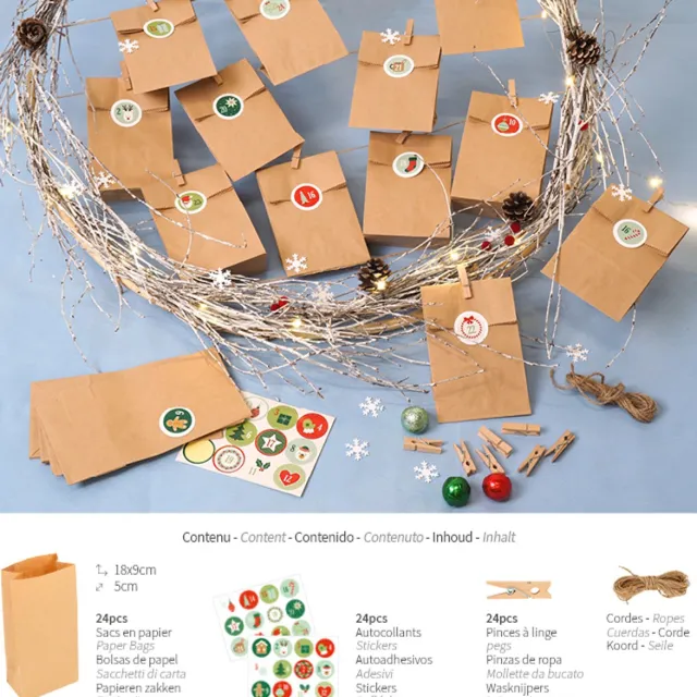 Artemio Adventskalender kraft kit - Artemio