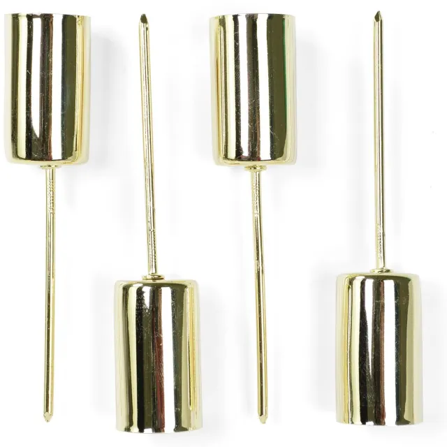 Riffelmacher & Weinberger kaarsenhouders goud 2,3 x 11 cm metaal 4-set