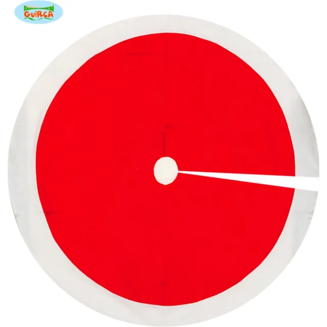 Fiestas Guirca Kerstboomkleed rood 120 cm ROODWit,