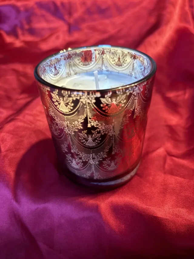 Willer Candles Handgemaakte geurkaars met maansteen en droge bloemen – Willer Candles - 100% natuurlijke was - Ontspanning - Edelsteen Roze