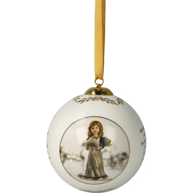 Goebel: Kerst Goebel - Kerst | Kerstbal Jaarlijkse Bal 2024 | Porselein - 8cm Divers