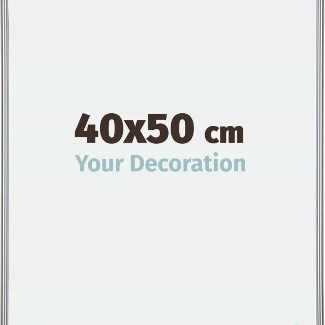 yd. Your Decoration - Fotolijst 40x50 cm - Kunststof - Zilver Hoogglans - Annecy