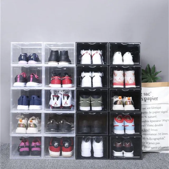 Round Limited® Schoenenbox | Schoenenopbergers | Schoenen | Schoenenrek | Schoenenkast | Schoenenopbergen | Sneakerbox | Zwart