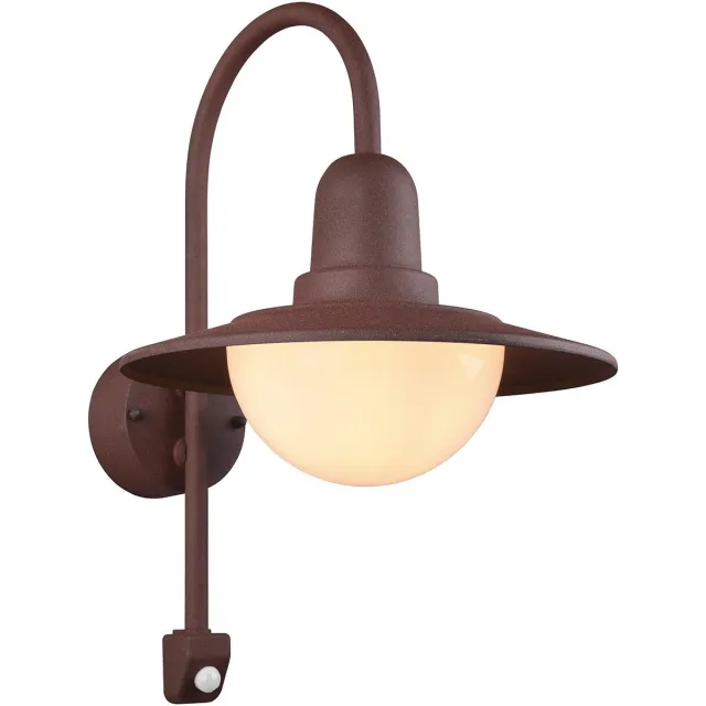 Trio NORMAN - Wandlamp - Roestkleur - excl. 1x E27 4 W - Flexibel - Buitenverlichting - IP44