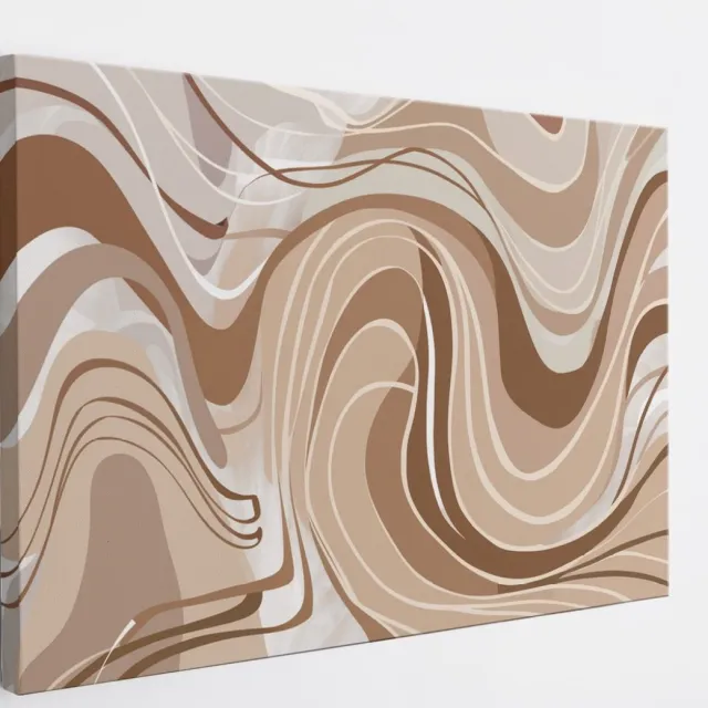 Saammp Canvas Schilderij - pastel kleuren - Abstract - 45x30 - Foto op canvas - Wanddecoratie - Muurdecoratie Woonkamer - Slaapkamer decoratie - Canvas Print Multicolor