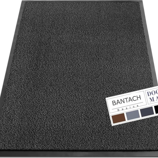 Bantach Schoonloopmat | XXXL | Droogloopmat voor binnen | 90x150 Antraciet | Anti slip deurmat