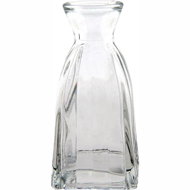 Clayre & Eef Vaas 5x5x11 cm Glas transparant
