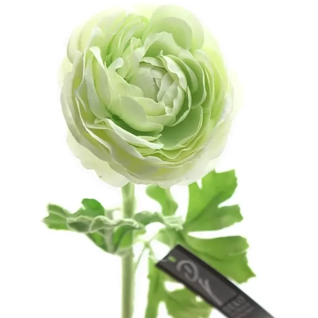 Deko Florale ranonkel lichtgroen 47 cm - kunstbloem