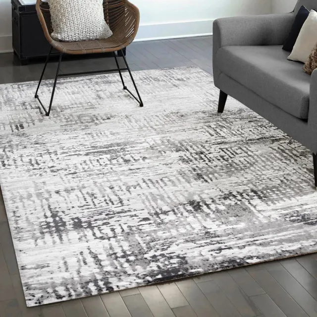 Muratap Fashion Relax Molde Laagpolig Vloerkleed Lichtgrijs- 120x160 CM