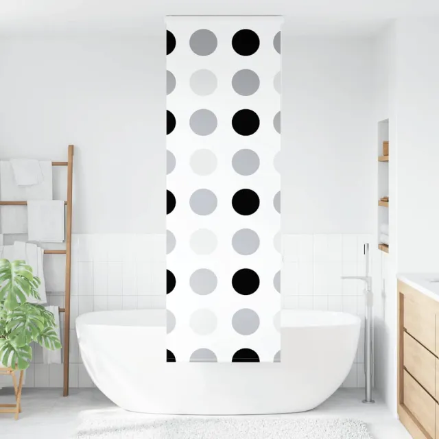 vidaXL Doucherolgordijn met cassette 60x240 cm stofbreedte 56 cm meerkleurig