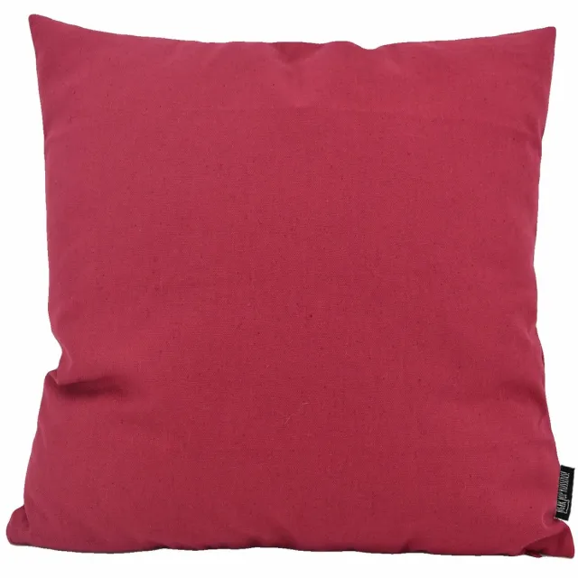 Gek op Kussens! Sierkussen Uni Donkerrood | 45 x 45 cm | Katoen/Polyester