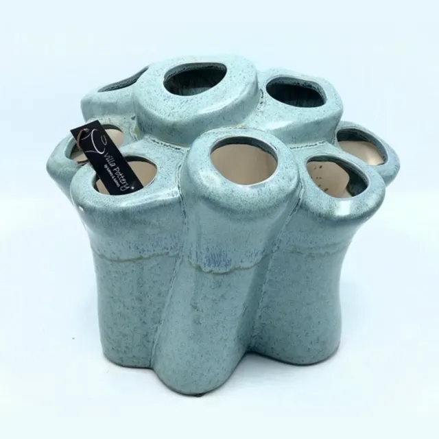Villa Pottery Licht Blauwe Pot Evi D29xH24