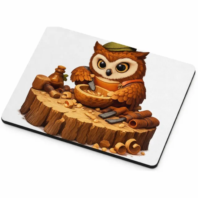 Mr Cadeautjes MDF magnetische fotolijst 9 x 7 - design Een schattige werkende figuur als vakman met een duidelijk g | cadeau Wit