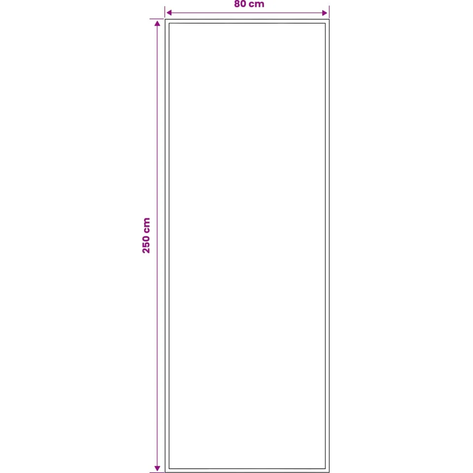 vidaXL Tapijtloper FLORNES Geweven Bruin Bladeren 80 x 250 cm PP 7 mm, foto 3