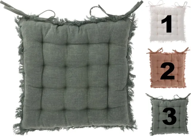 Konges Sløjd Stoelkussens - Set van 4 - 40x40cm - 3 Kleuren Multi