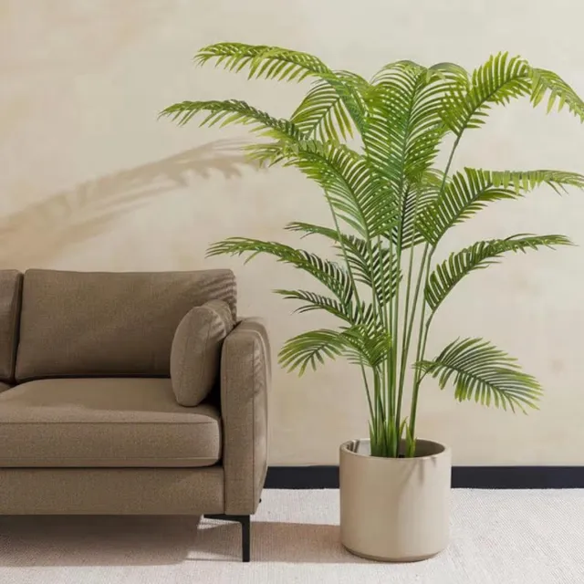 Maja Grote Kunstpalm 180 cm | Realistische Nepplant Palm voor Binnen | Kunstplant Woonkamer & Kantoor groen