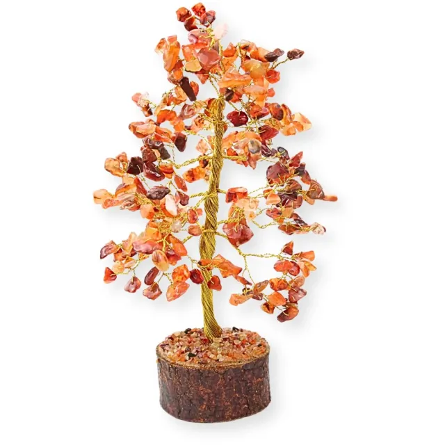 Ruben Robijn Edelsteen boompje Carneool ca. 23 cm Oranje