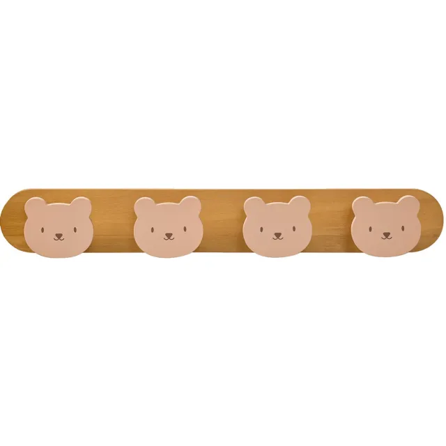 vertbaudet Berenkapstok met 4 haken beige