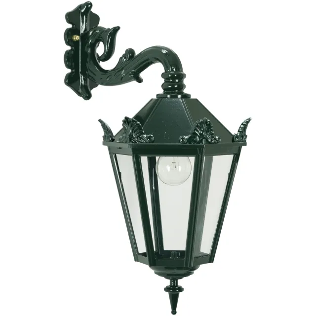 KS Verlichting Muurlamp M32 + Kronen Groen/Zwart/Antraciet