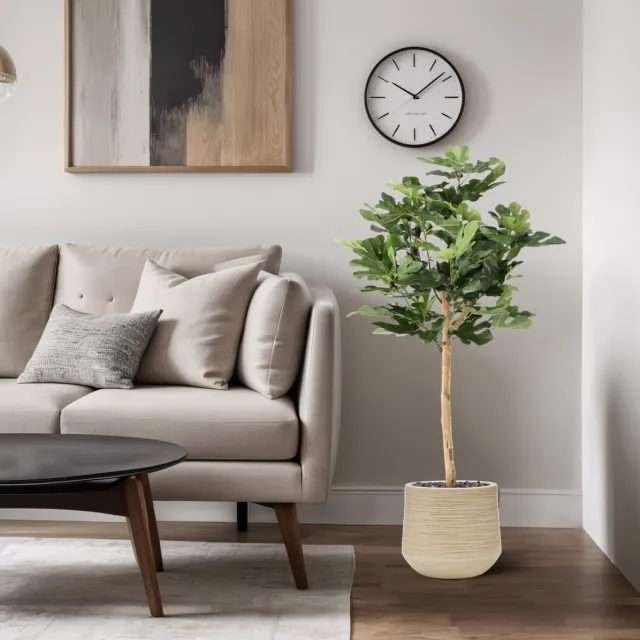 maxifleur Kunstplanten Vijgen Kunstplant op stam 110cm Groen