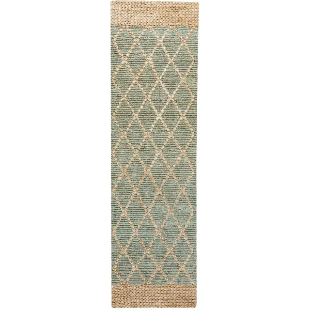 Beliani TELLIKAYA - Laagpolig vloerkleed - Beige - 80 x 300 cm - Jute