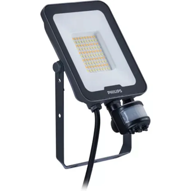 Philips LED breedstraler Ledinaire BVP167 grijs 20W 2400lm 40D - 830-840-865 | IP65 symmetrisch met bewegingssensor