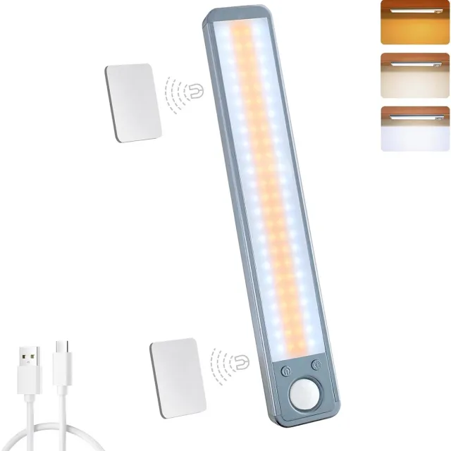 Vellaro Kastlamp - Wit - Oplaadbaar met Bewegingssensor - Dimbare Helderheid - Voor Keuken en Hal
