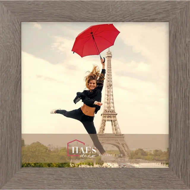 HAES deco Houten fotolijst Paris bruin voor 1 foto formaat 20x20 - SP001225