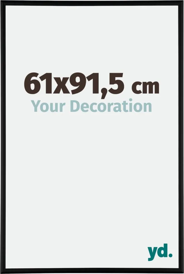yd. Your Decoration - Fotolijst 61x91,5 cm - Aluminium - Zwart Mat - Kent