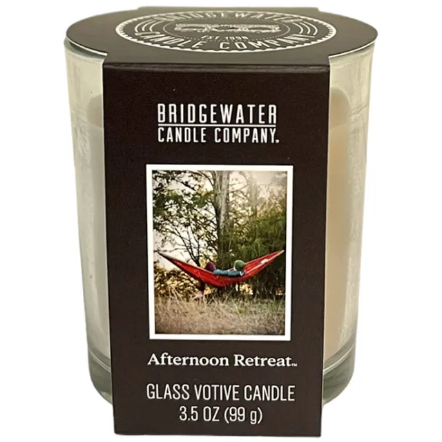 Bridgewater Glas votief kaars Afternoon Retreat
