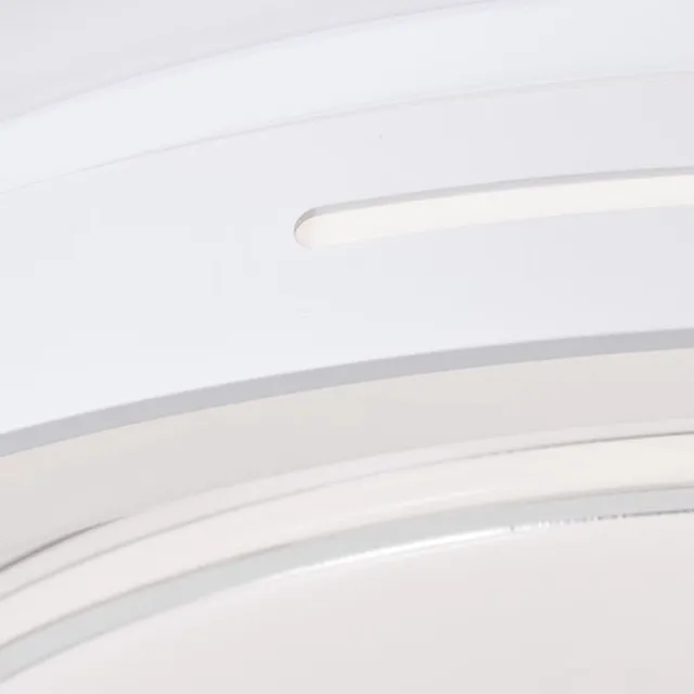 Brilliant Plafondlamp Barty Ø 48,5cm wit - G97158/75 Chroom Wit