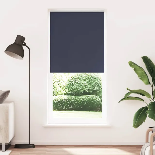 vidaXL Rolgordijn verduisterend 84,4 x 230 cm stofbreedte 80 cm marine