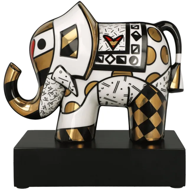 Goebel Romero Britto | Decoratief beeld Golden Great India 2 | Porselein - 22cm - 2025 Divers