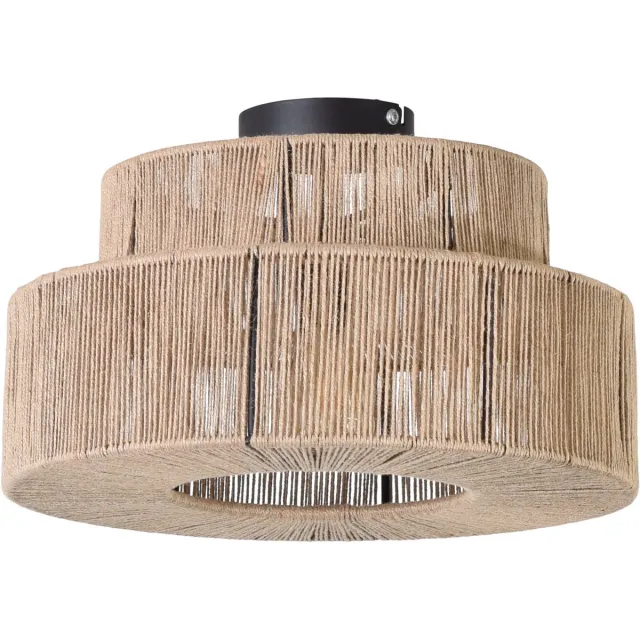 Urban Interiors Plafondlamp - Bern Jute - Ø36 Bruin