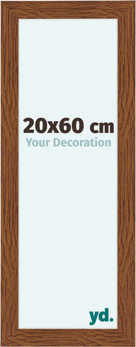 yd. Your Decoration - Fotolijst 20x60 cm - MDF - Eiken Rustiek - Como