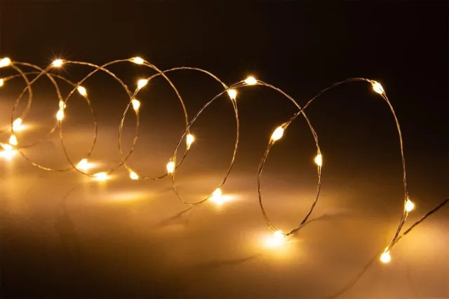 ABC-Led Kerst LED verlichting - Ultra dun - Warm wit - 2 meter