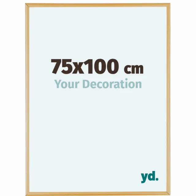 yd. Your Decoration - Fotolijst 75x100 cm - Aluminium - Goud Vintage - Kent