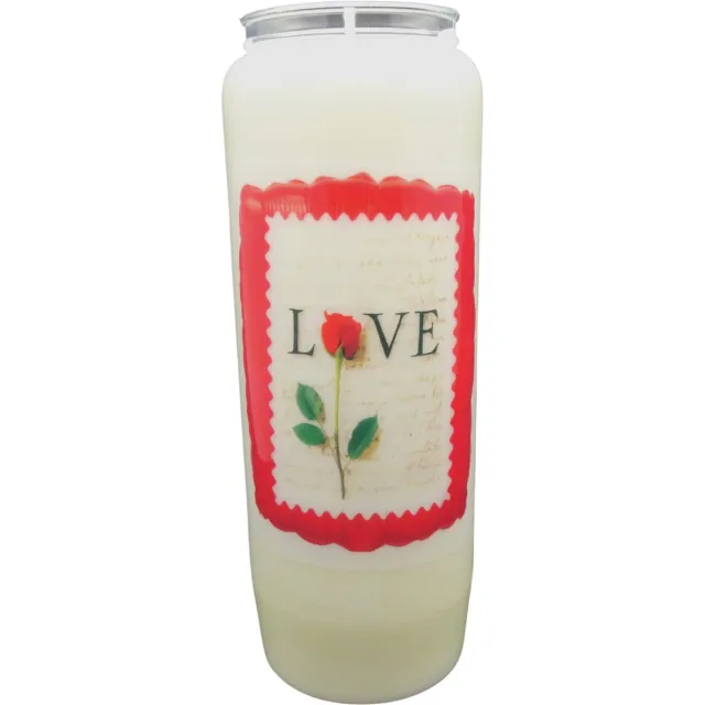 Spaas Noveenkaars Spreuk 005 - 9 dagen brander (5 stuks) wit
