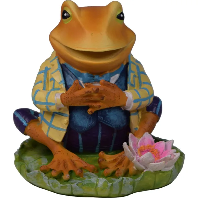 Peter Rabbit Outdoor Pieter Konijn Ornament - Jeremy Fisher - 13 cm Geel Groen Oranje Paars Blauw