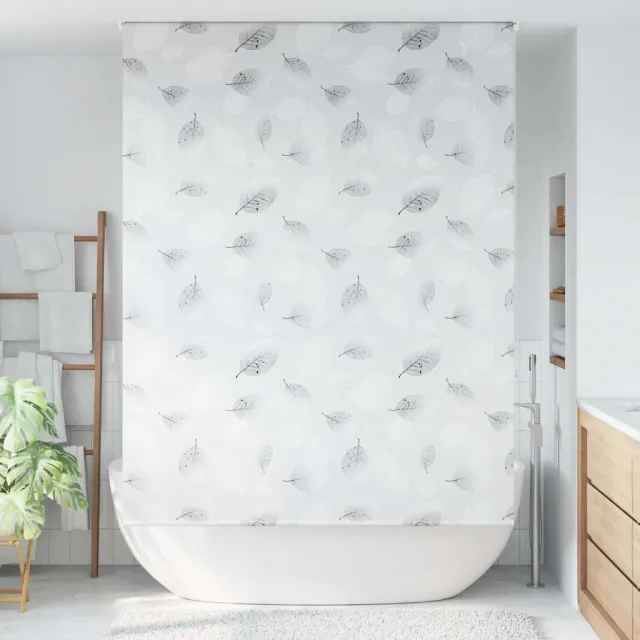 vidaXL Doucherolgordijn 150x240 cm stofbreedte 146 cm grijs