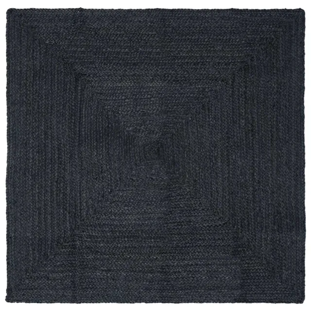 vidaXL Gebied Tapijt Donkergrijs 240 x 240 cm Jute